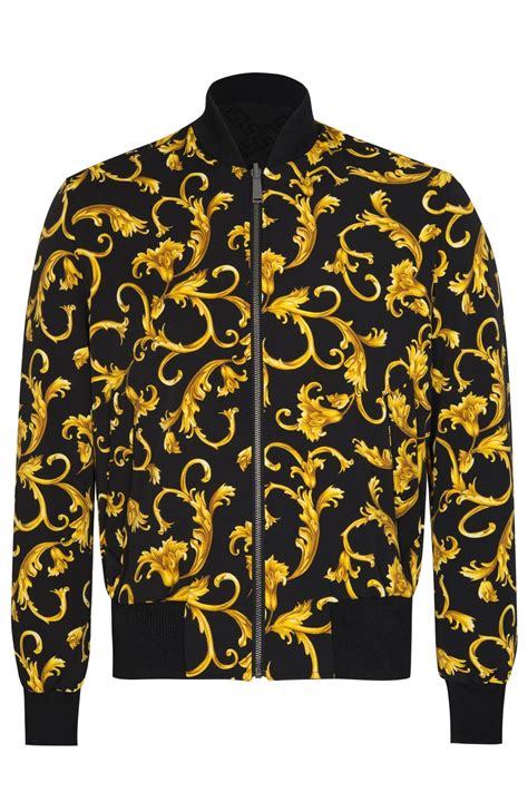 versace bomber jacket mens|luxury bomber jackets for men.